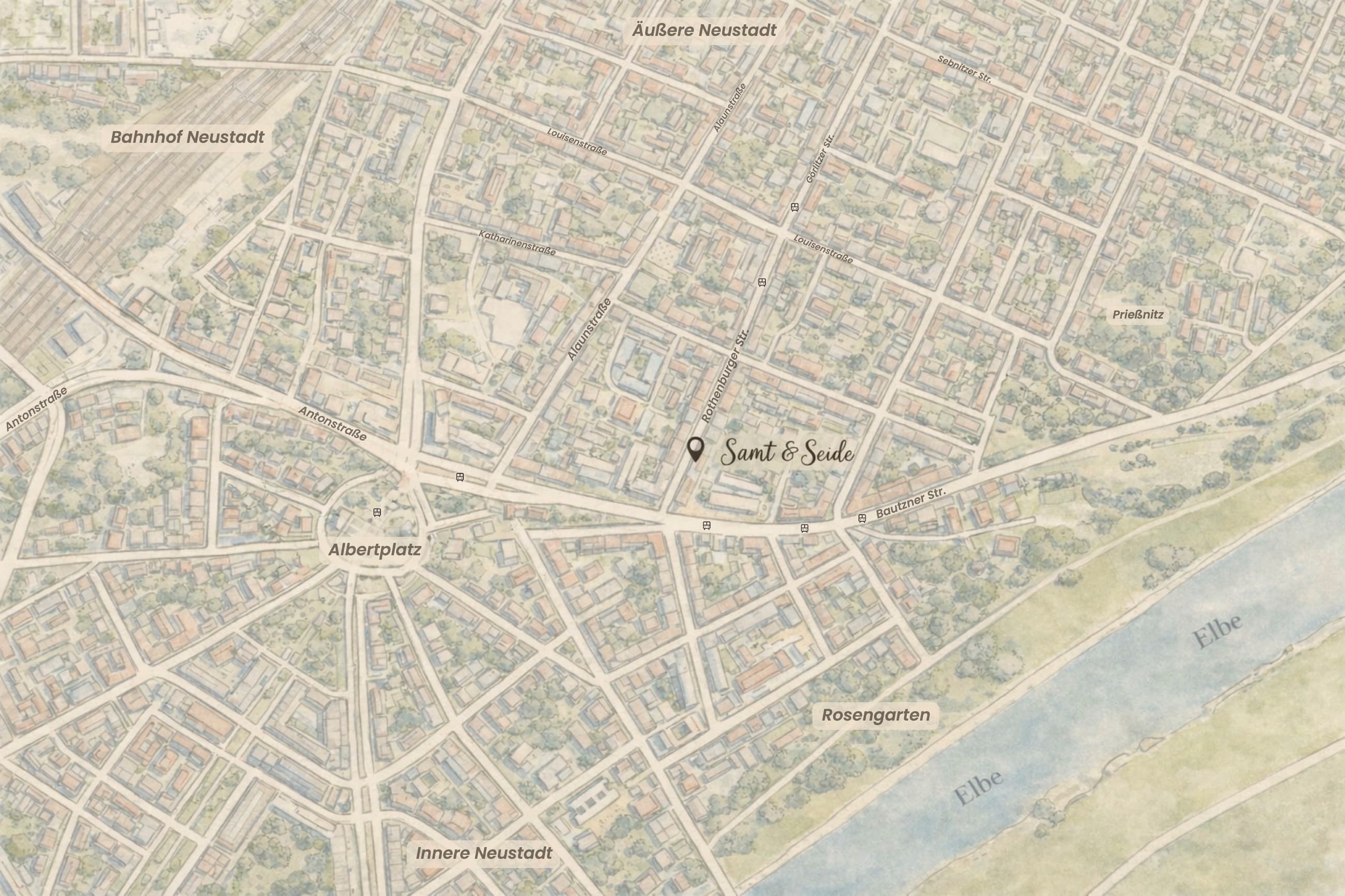 Samt & Seide Standort